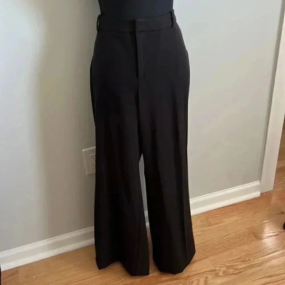 A New Day from target size 18 Short wide leg black dress pants